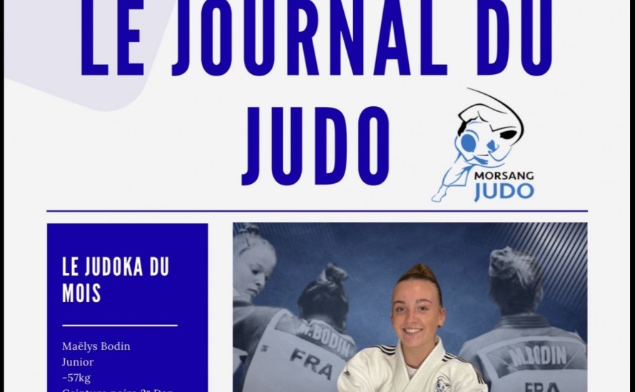 Premier numéro du journal du judo de Morsang Judo